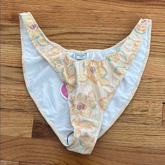 NWT MIRROR PALAIS floral bikini bottom size xxl - Picture 1 of 7